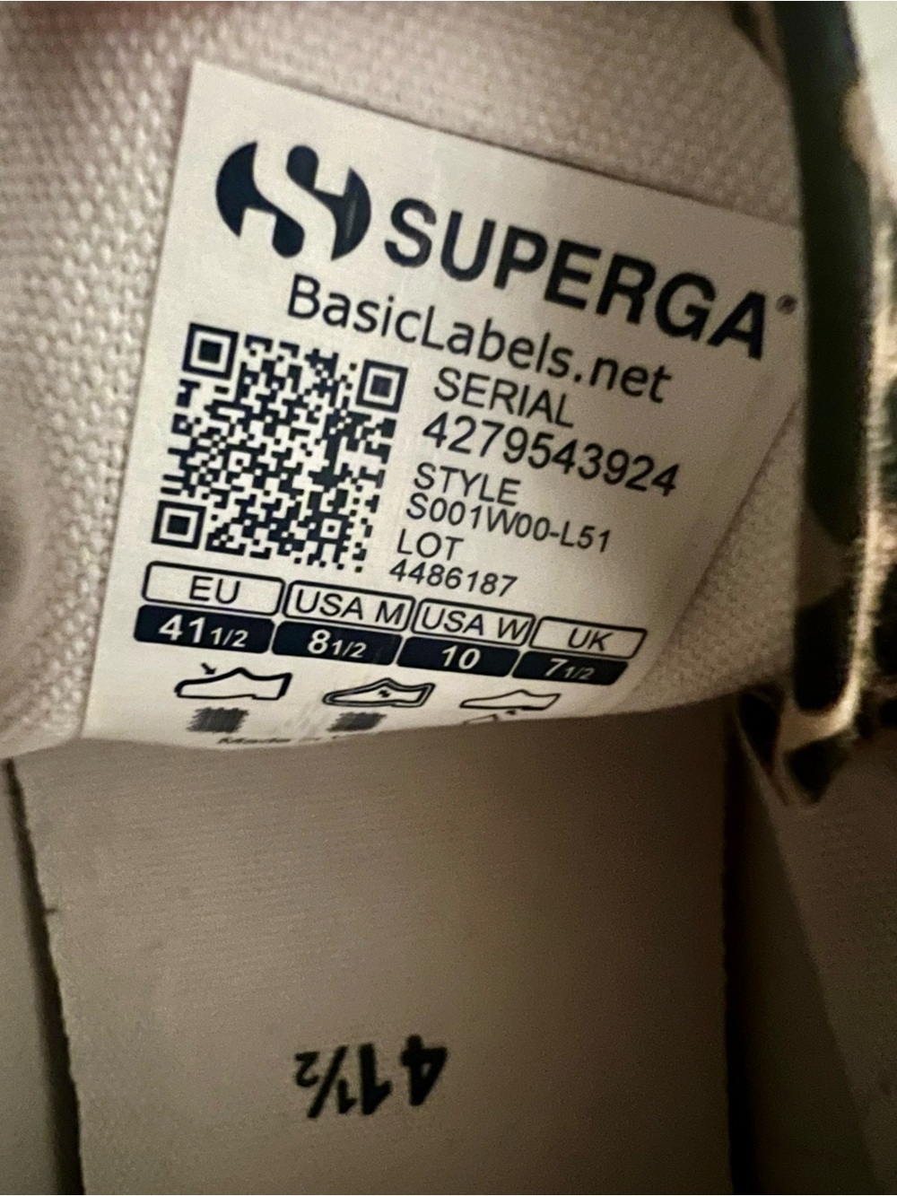 Superga Leopard-Print Canvas Sneakers in Tan & Black - Picture 2 of 10